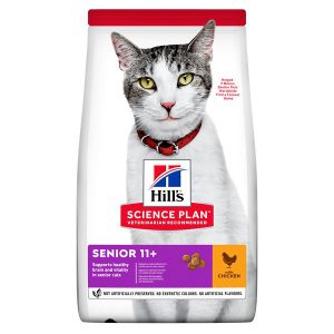 HILLS SCIENCE PLAN CAT SENIOR 11+ DRY CHICKEN 1.5kg