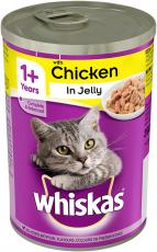 WHISKAS CAN JELLY CHICKEN 390g