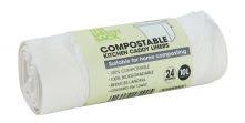 PLAIN TOP 24 COMPOSTABLE CADDY LINER