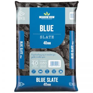 GRAVELS: BLUE SLATE 40mm – BAG
