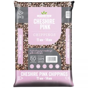 GRAVELS: CHESHIRE PINK CHIPPINGS 11-14MM – BAG