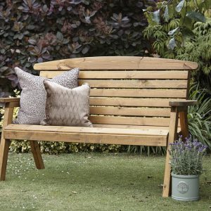 HETTON WOODEN OUTDOOR BENCH/SEAT – LARGE