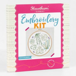 SUCCULENTS EMBROIDERY KIT