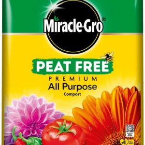 MIRACLE-GRO ALL PURPOSE PEAT FREE COMPOST – 40 LITRE BAG