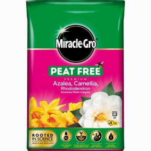 MIRACLE-GRO ERICACEOUS PEAT FREE COMPOST 40 LITRES