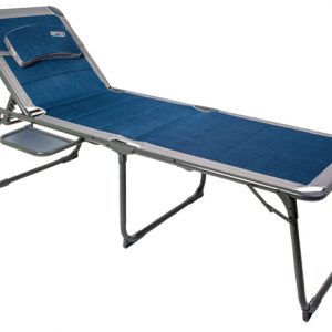 RAGLEY PRO BLUE LOUNGER/SUNBED WITH SIDE TABLE