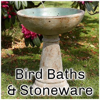 bird baths and garden ornaments and stoneware online at earlswood garden centre guernsey
