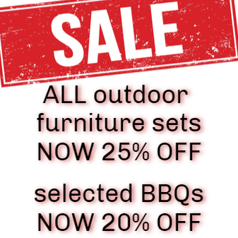 sale on selected outdoor furniture and barbecues at earlswood garden centre guernsey