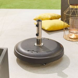 NOVA – PARASOL BASE – 50kg – CONCRETE WITH WHEELS