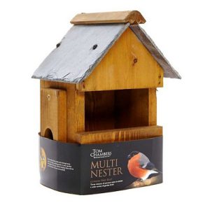 TOM CHAMBERS SLATE ROOF MULTI NESTER BIRD NEST BOX