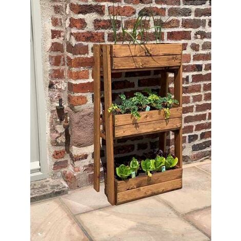HERB & FLOWER TIERED PLANTER – SMALL