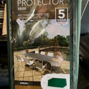 PROTECTOR 5000 RECTANGULAR PATIO SET COVER – 6/8 SEAT H90cm