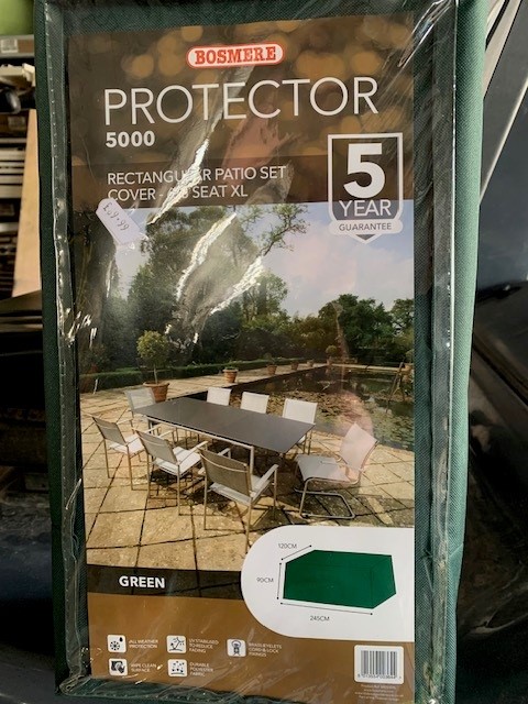 PROTECTOR 5000 RECTANGULAR PATIO SET COVER – 6/8 SEAT H90cm