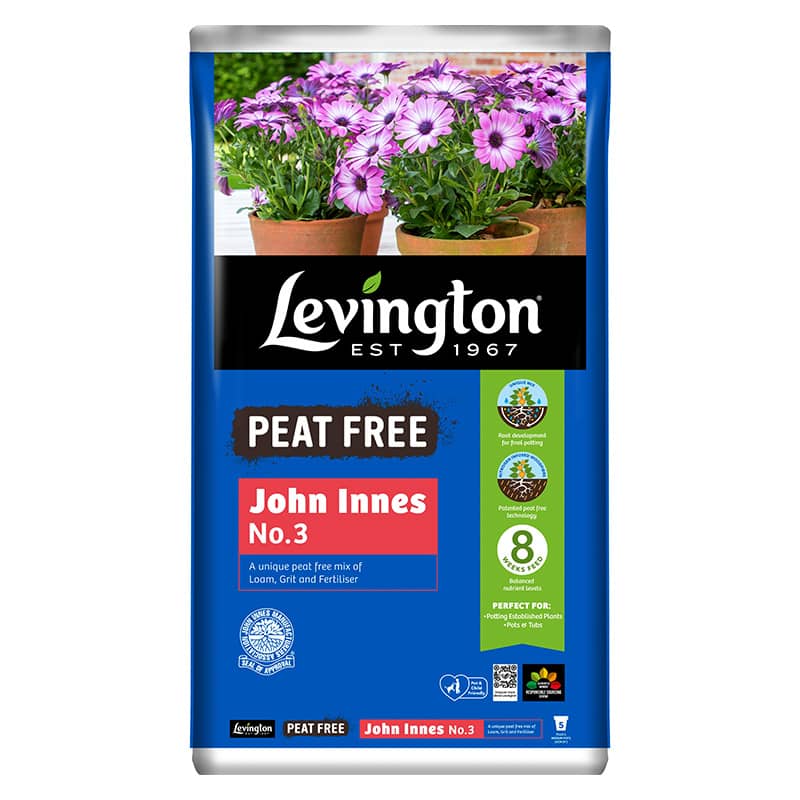 LEVINGTON JOHN INNES NO3 PEAT FREE COMPOST 25L